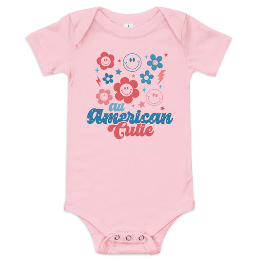 Baby short All American Cutie sleeve one piece