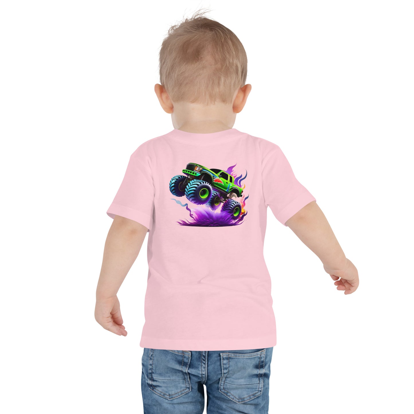 Toddler Short Sleeve Monster Truck Tee